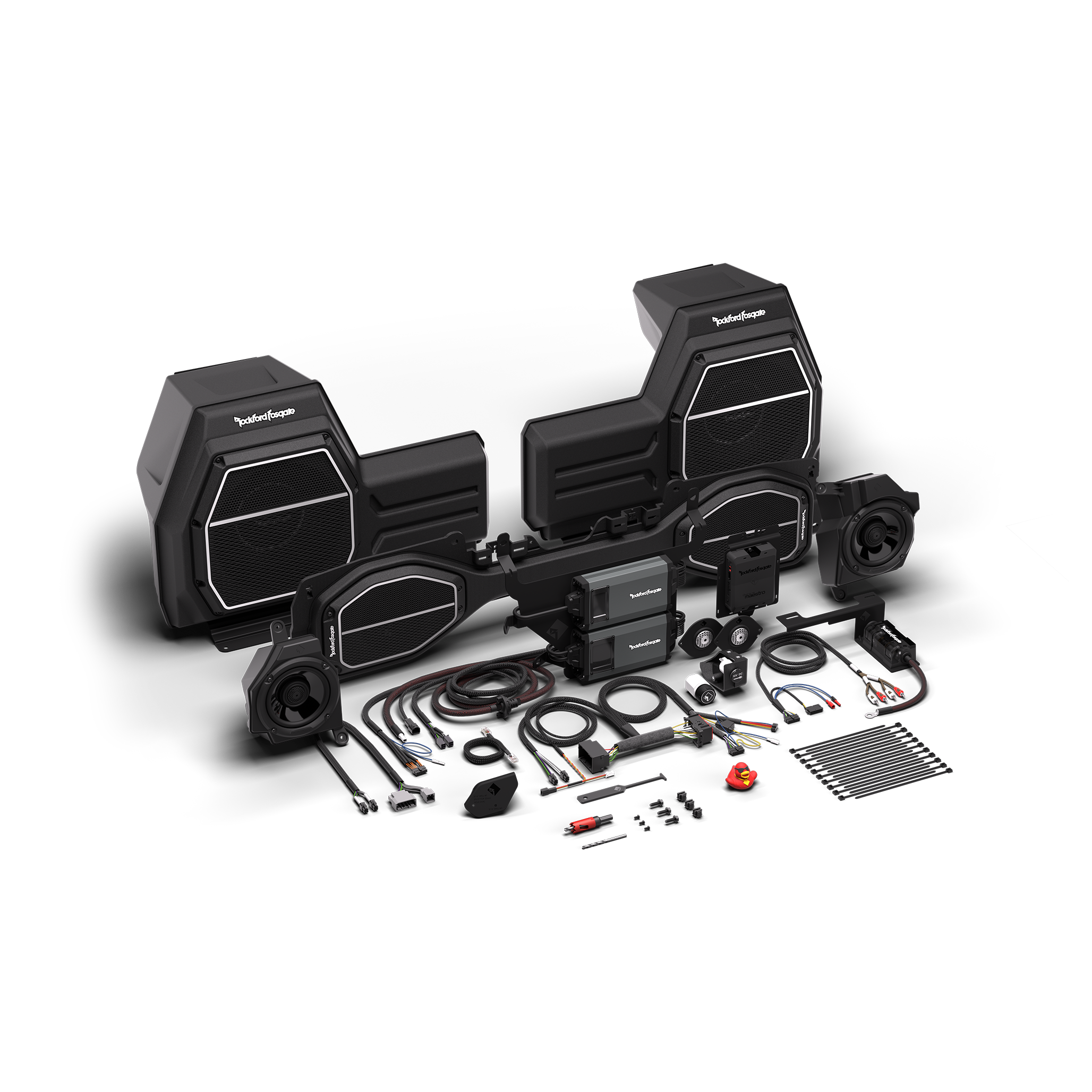 Rockford Fosgate 18WRNGLER-STG5 Wrangler STG5 All-In-One Audio Kit Rockford Fosgate 18WRNGLER-STG5 Wrangler STG5 All-In-One Audio Kit